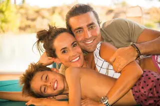Francisca e Ricardo Pereira com o filho mais velho, Vicente