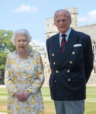 Isabel II e o duque de Edimburgo