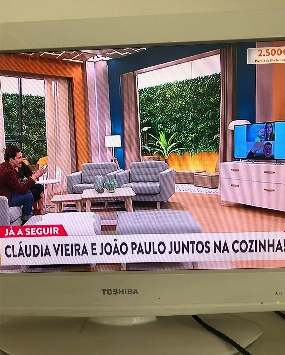 João Paulo Sousa e Cláudia Vieira tomaram conta da 'Casa Feliz'
