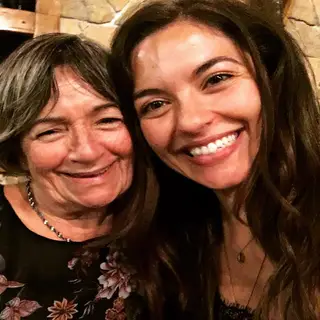 Sara Barradas com a avó, Felisbela Dias