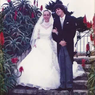 Carla Andrino e Mário Rui no dia do seu casamento