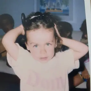 Filomena Cautela em criança
