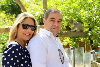 Paula Marcelo com o marido, Jorge Lopes