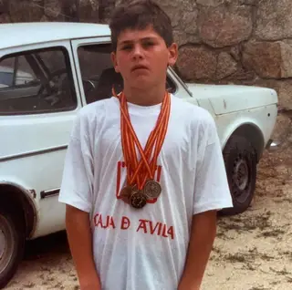 Iker Casillas com 11 anos