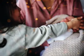 A primeira foto de Alice e Inês