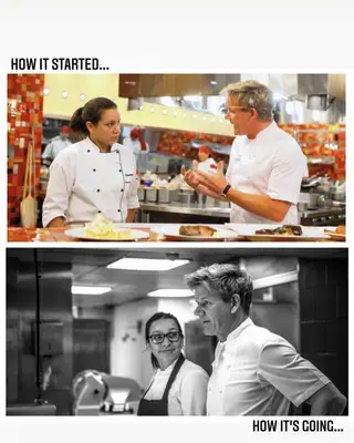 Christina Wilson e Gordon Ramsey