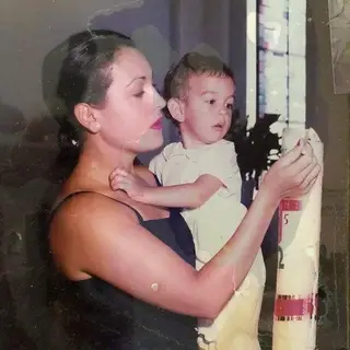 Georgina Rodríguez com a mãe, Ana María Hernandez