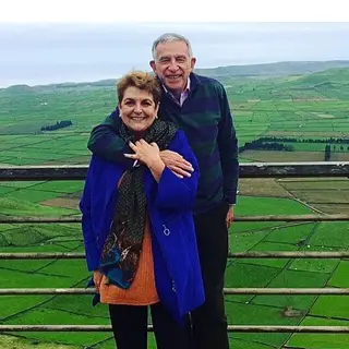 Luísa Castel-Branco com o marido