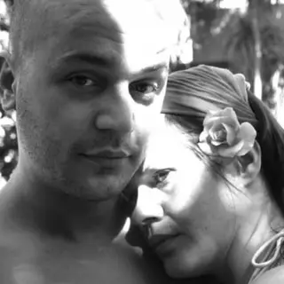 Fernando Rocha com a mulher