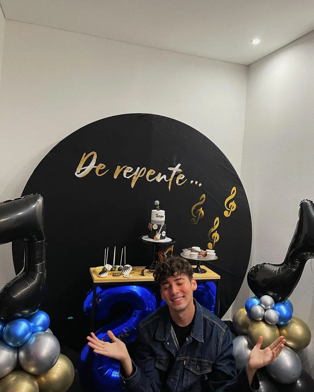 Bárbara Bandeira surpreendeu o irmão com uma festa de aniversário