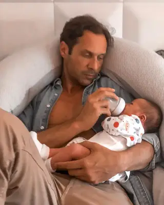 José Carlos Pereira com o filho mais novo, Tomás