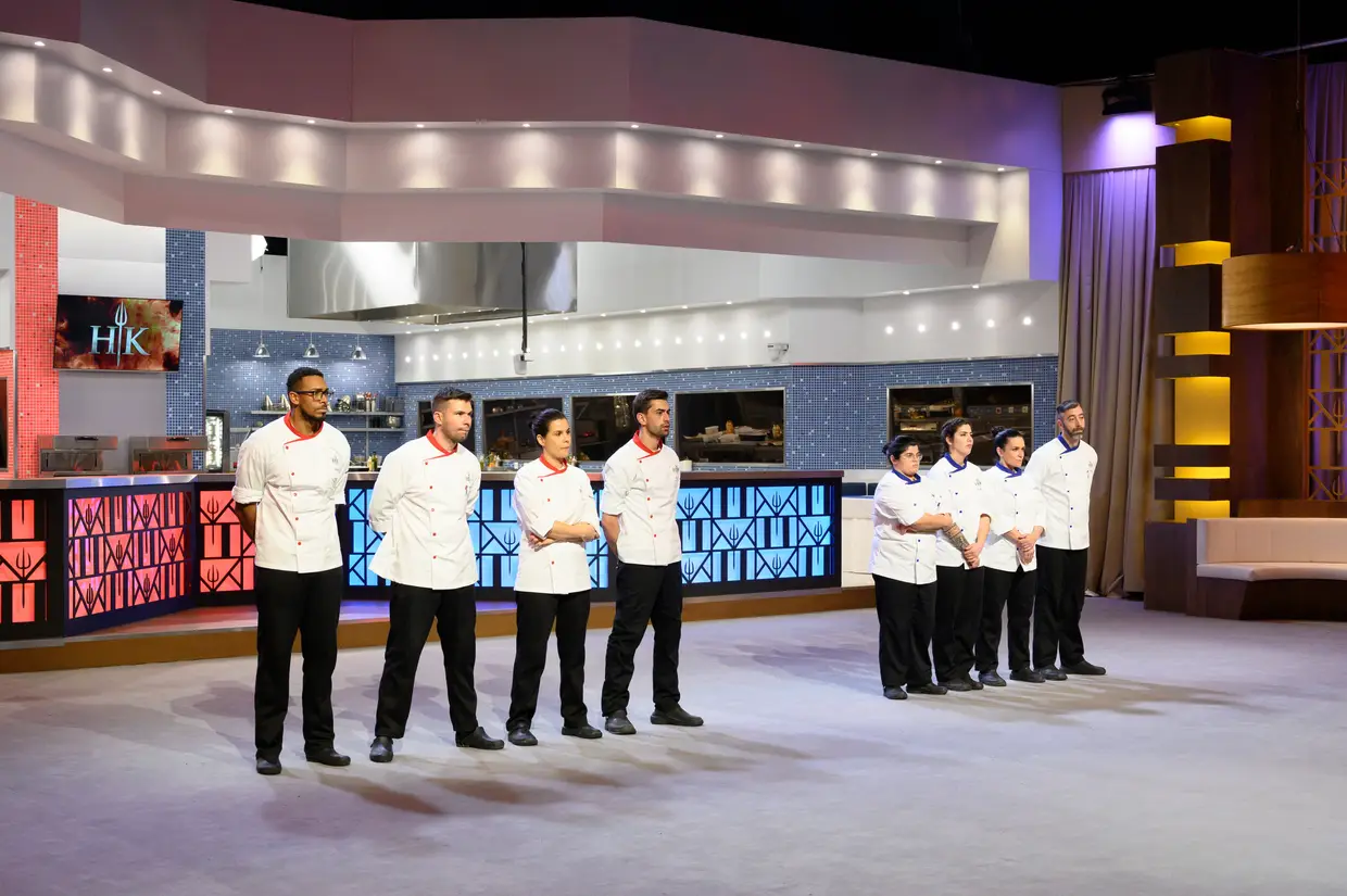 As duas equipas do Hell's Kitchen