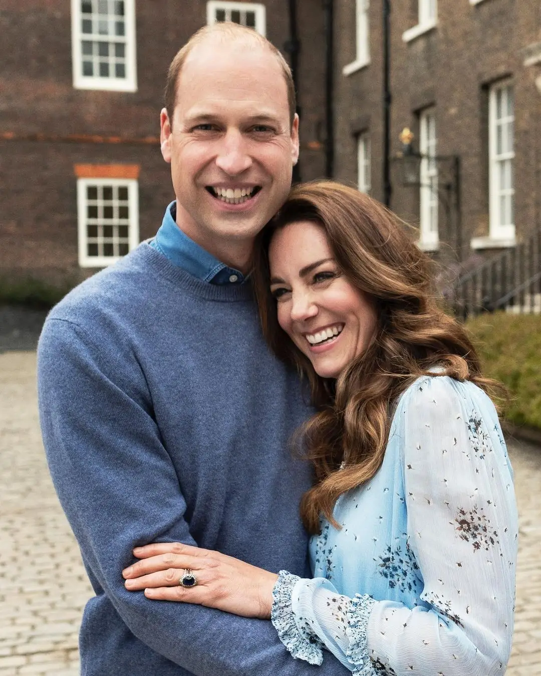 O príncipe William de Inglaterra e a mulher, Catherine Middleton, celebram dez anos de casamento