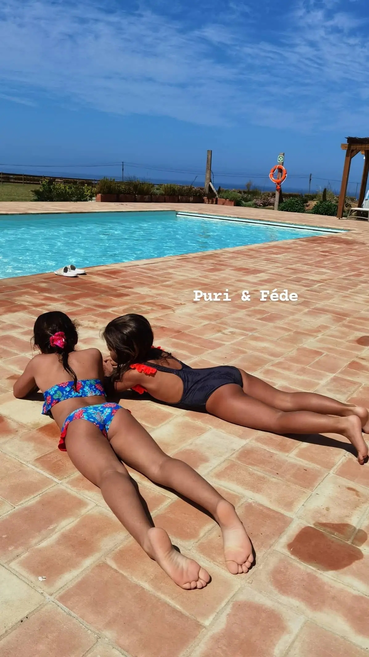 Pureza e Frederica, filhas de Mariana e Carolina Patrocínio respetivamente