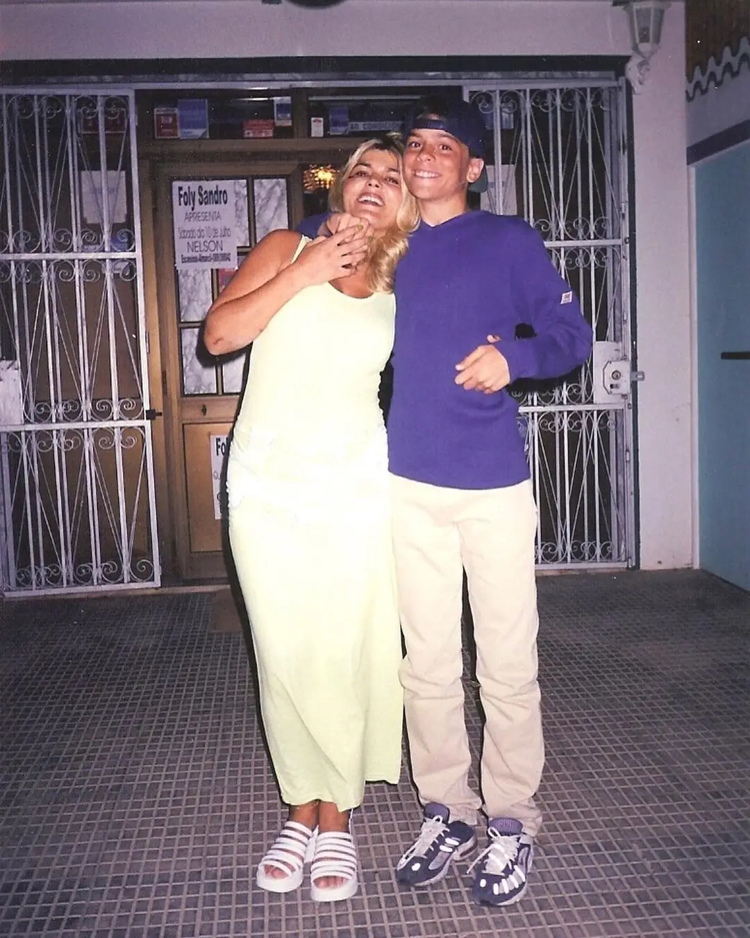 Fernanda Antunes com Mickael Carreira