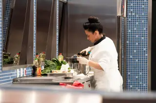 Rute na cozinha do 'Hell´s Kitchen'