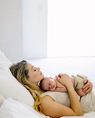 Amber Heard com a filha