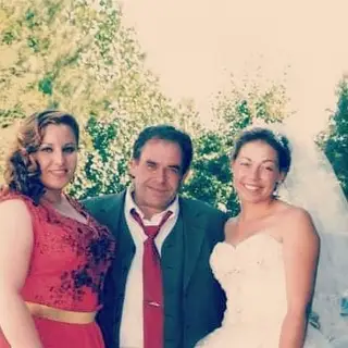 A última fotografia de Catarina Manique com o pai
