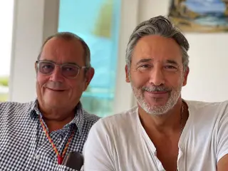 Diogo Infante com o pai, Jonathan