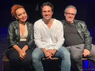 Os anfitriões Janinha Alves Branco e João Branco