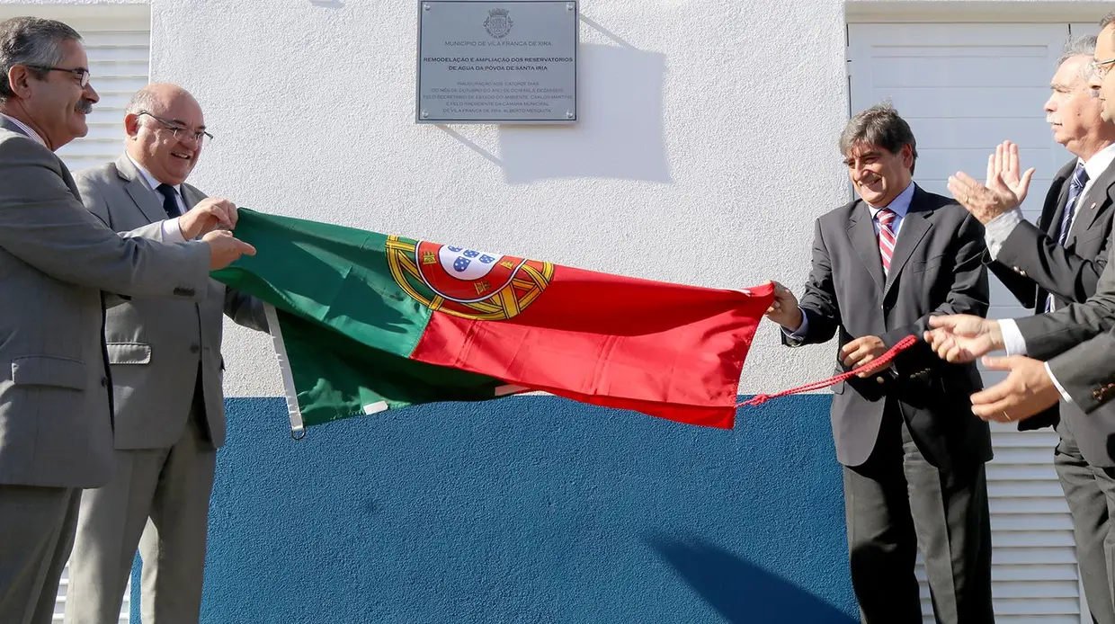 Imagens da inauguração dos reservatórios de água da Póvoa de Santa Iria