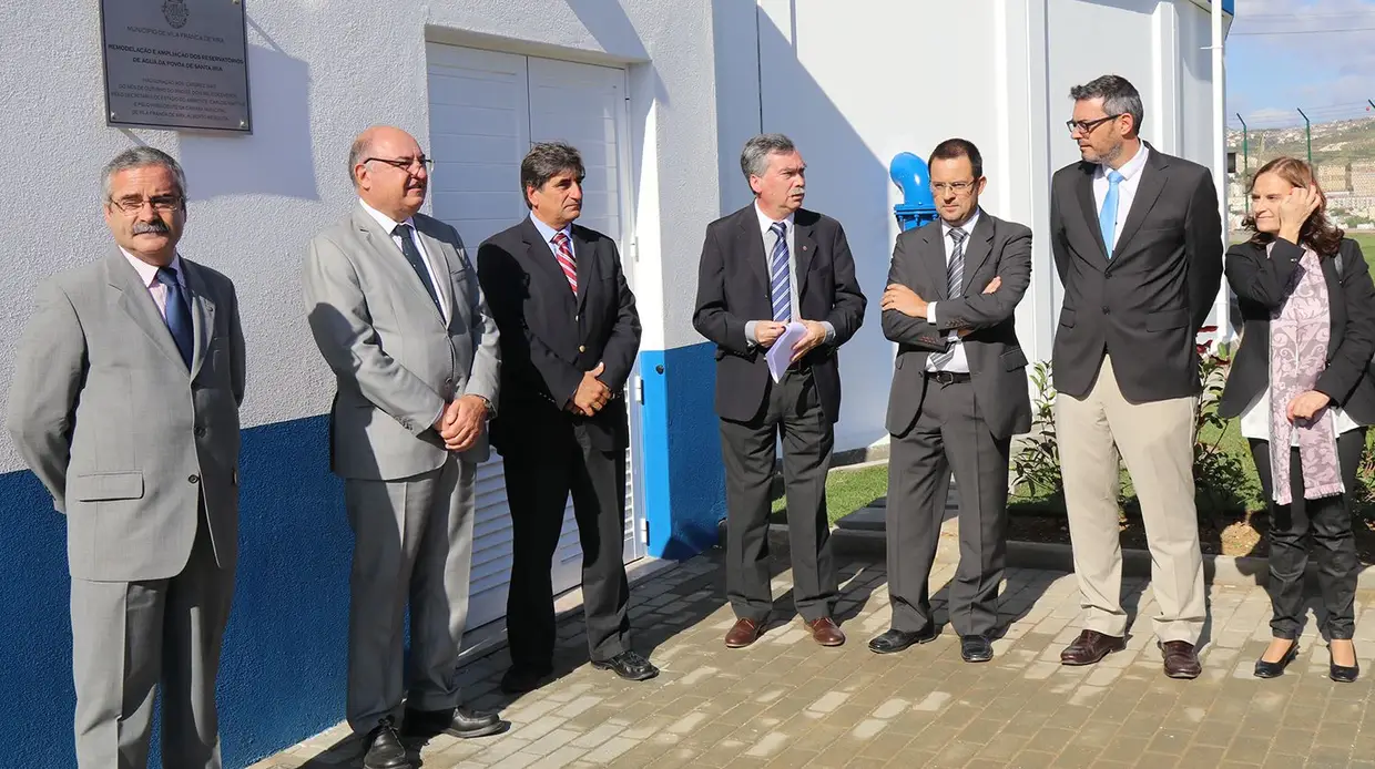 Imagens da inauguração dos reservatórios de água da Póvoa de Santa Iria