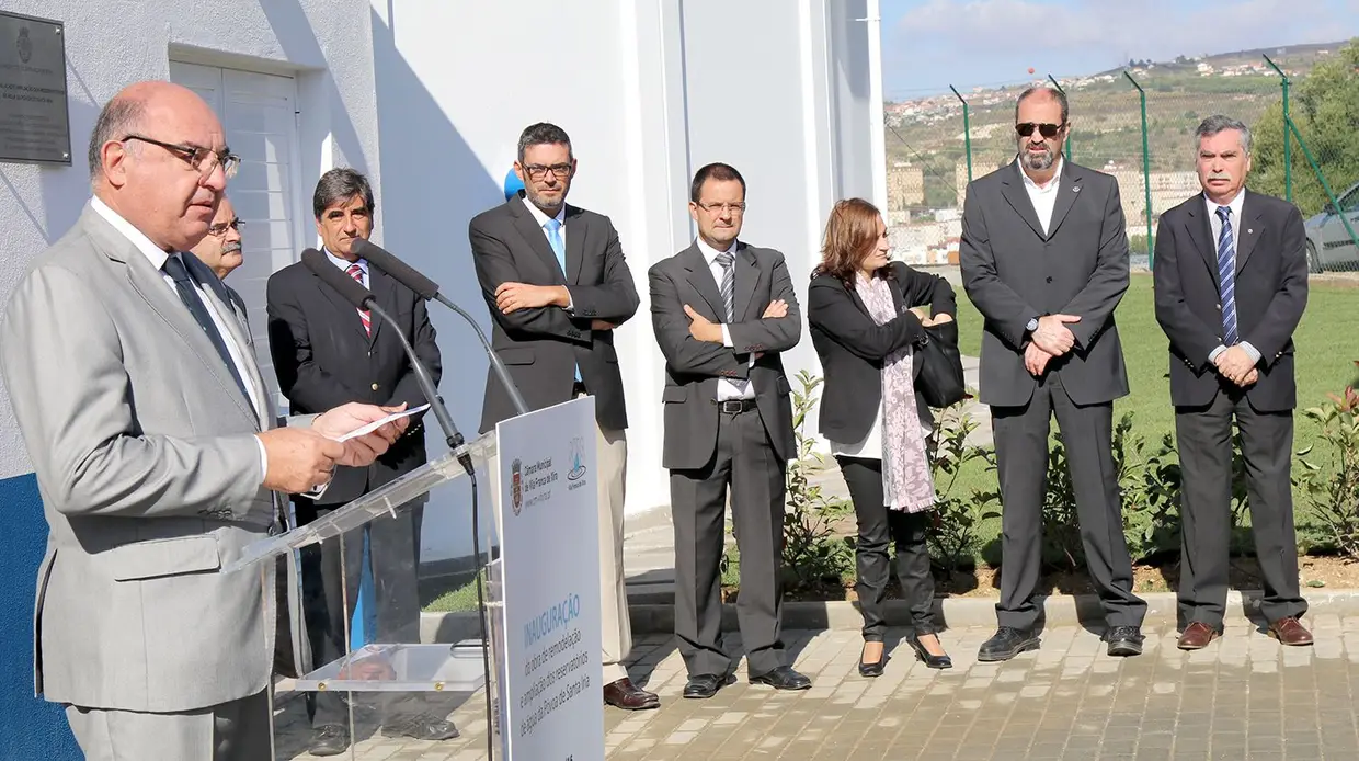 Imagens da inauguração dos reservatórios de água da Póvoa de Santa Iria