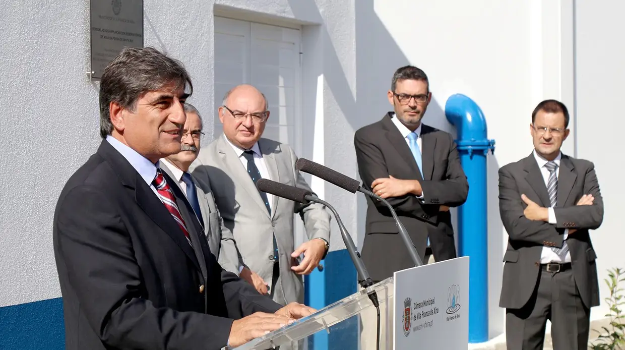Imagens da inauguração dos reservatórios de água da Póvoa de Santa Iria
