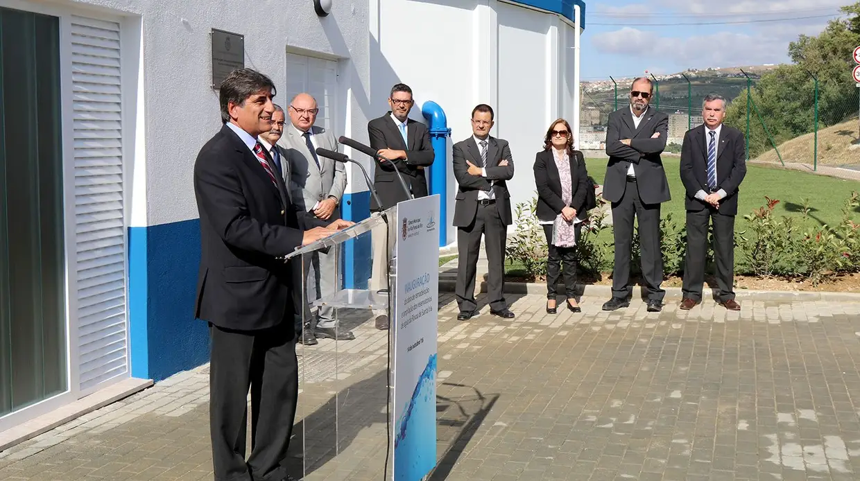 Imagens da inauguração dos reservatórios de água da Póvoa de Santa Iria