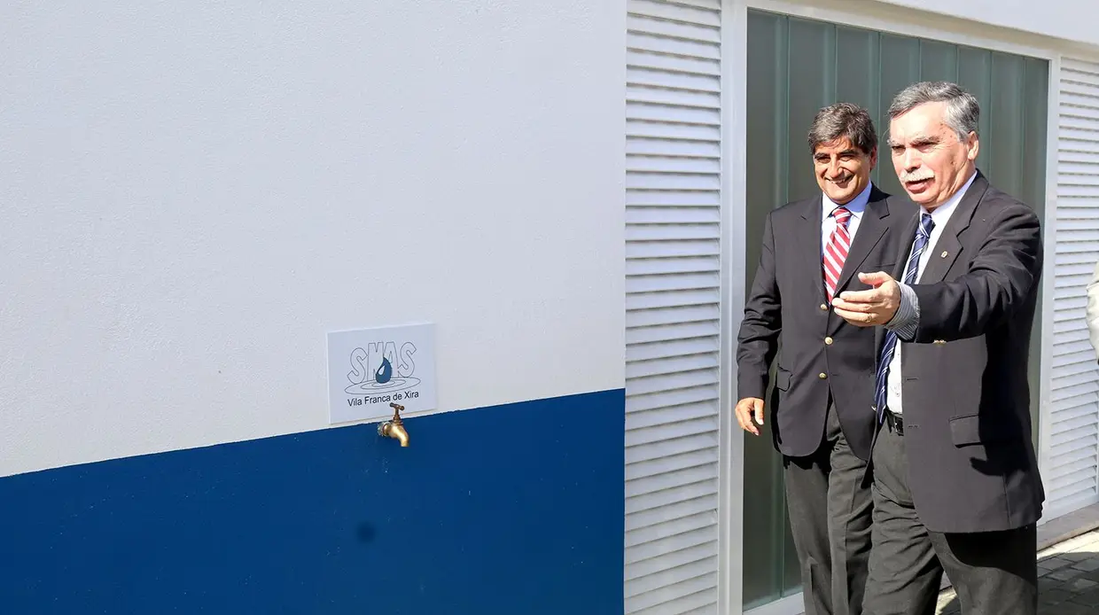Imagens da inauguração dos reservatórios de água da Póvoa de Santa Iria