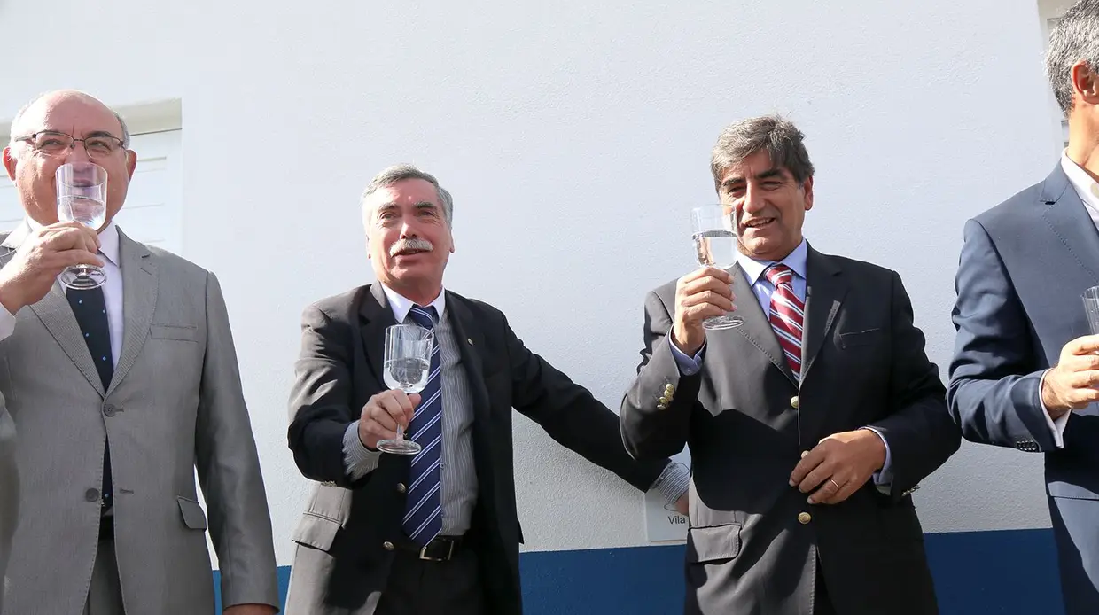Imagens da inauguração dos reservatórios de água da Póvoa de Santa Iria