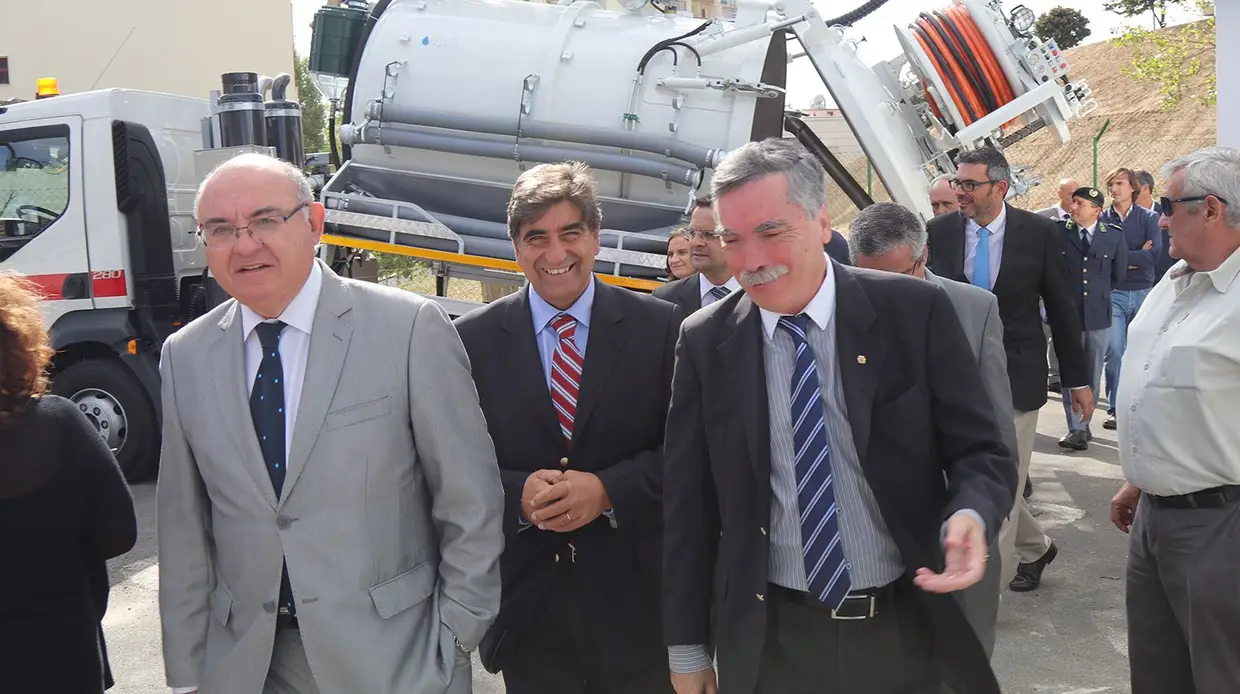Imagens da inauguração dos reservatórios de água da Póvoa de Santa Iria