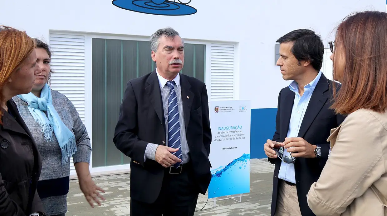 Imagens da inauguração dos reservatórios de água da Póvoa de Santa Iria