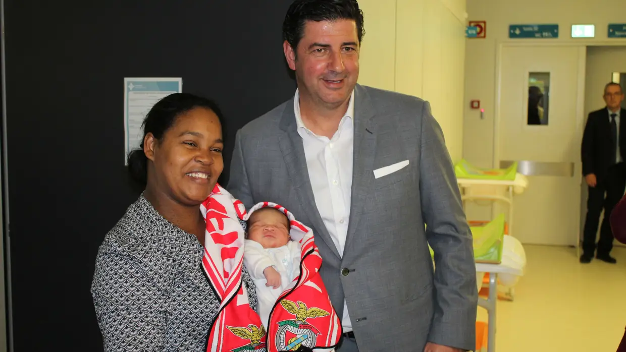 Rui Vitória visita Hospital de Vila Franca de Xira