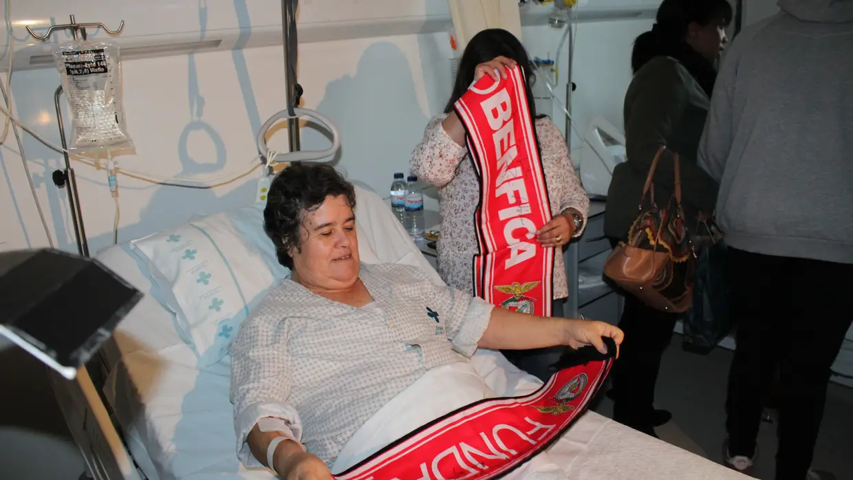 Rui Vitória visita Hospital de Vila Franca de Xira