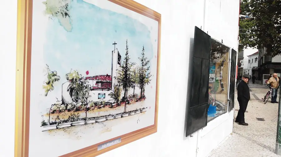 Exposição de pintura ao ar livre em Rio Maior Exposição de pintura ao ar livre em Rio Maior