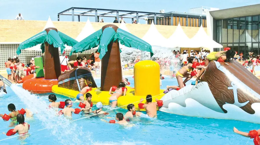 'Jogos com Freguesias' no Parque Aquático de Santarém 'Jogos com Freguesias' no Parque Aquático de Santarém