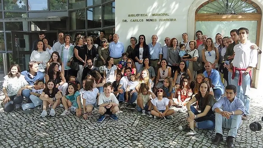 Família de Carlos Nunes Ferreira visitou Biblioteca de Alcanena Família de Carlos Nunes Ferreira visitou Biblioteca de Alcanena