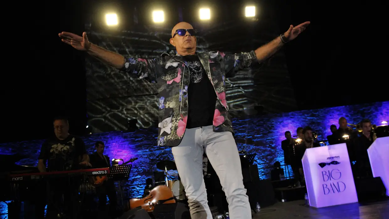 Pedro Abrunhosa e Aurea com Abrantes Big Band no Castelo de Abrantes