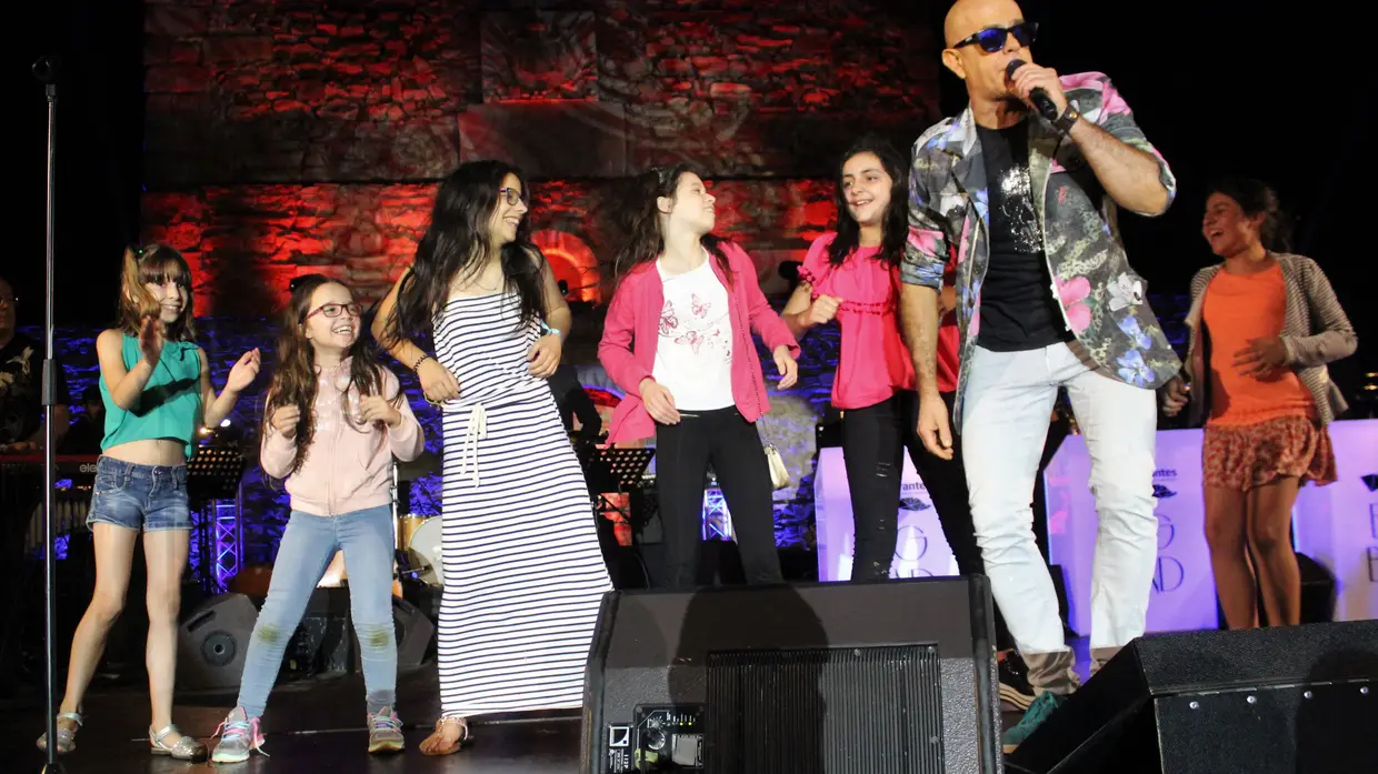 Pedro Abrunhosa e Aurea com Abrantes Big Band no Castelo de Abrantes