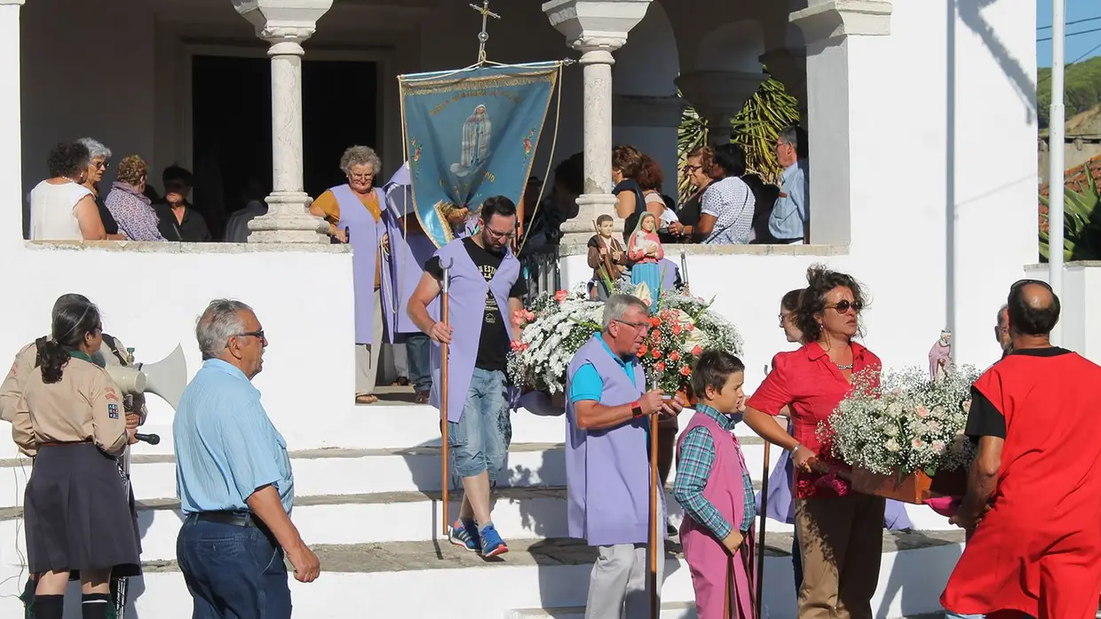 Procissão em honra de S. Sebastião, padroeiro da Granja