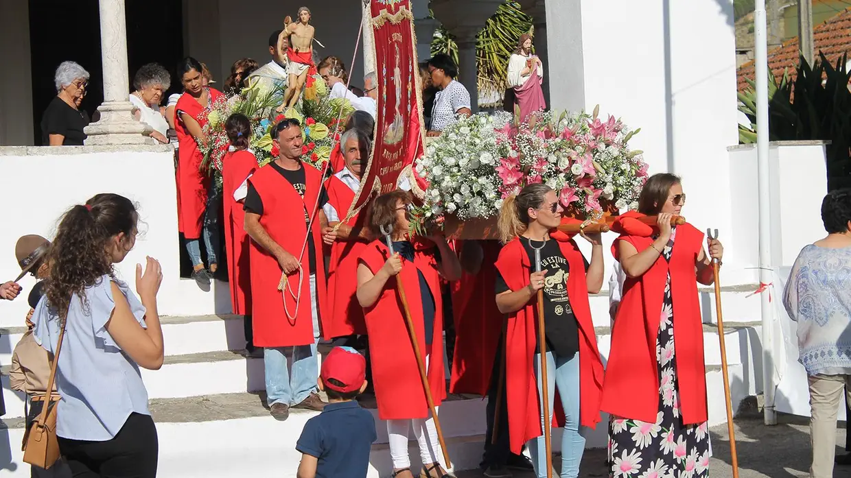 Procissão em honra de S. Sebastião, padroeiro da Granja
