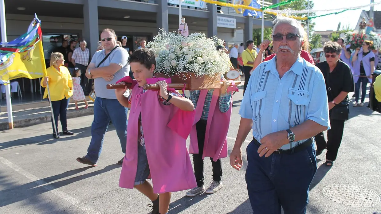 Procissão em honra de S. Sebastião, padroeiro da Granja