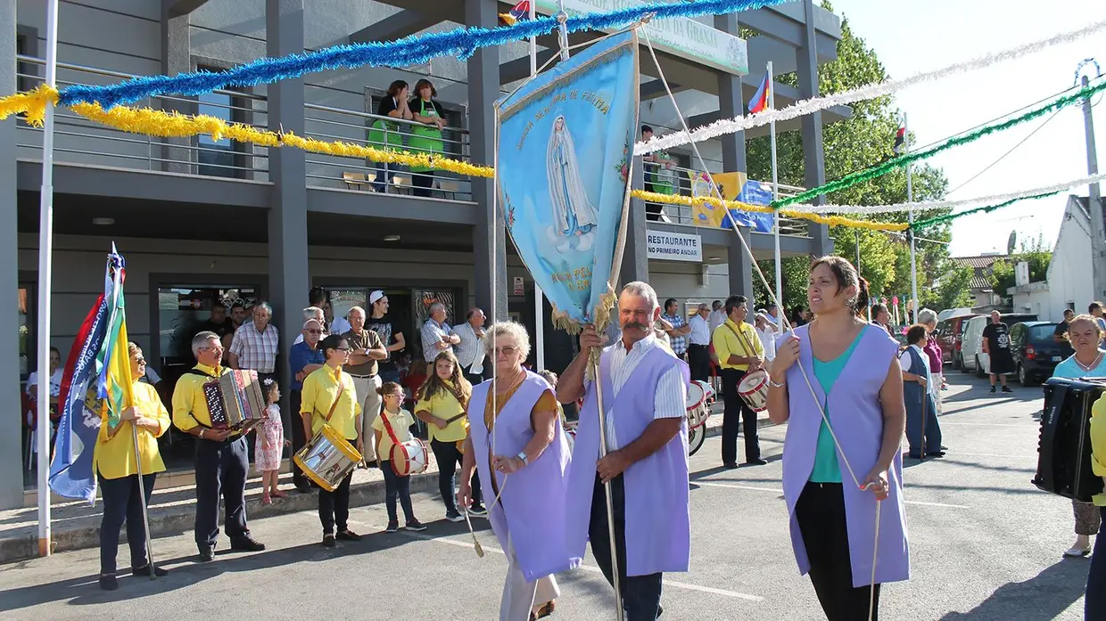 Procissão em honra de S. Sebastião, padroeiro da Granja
