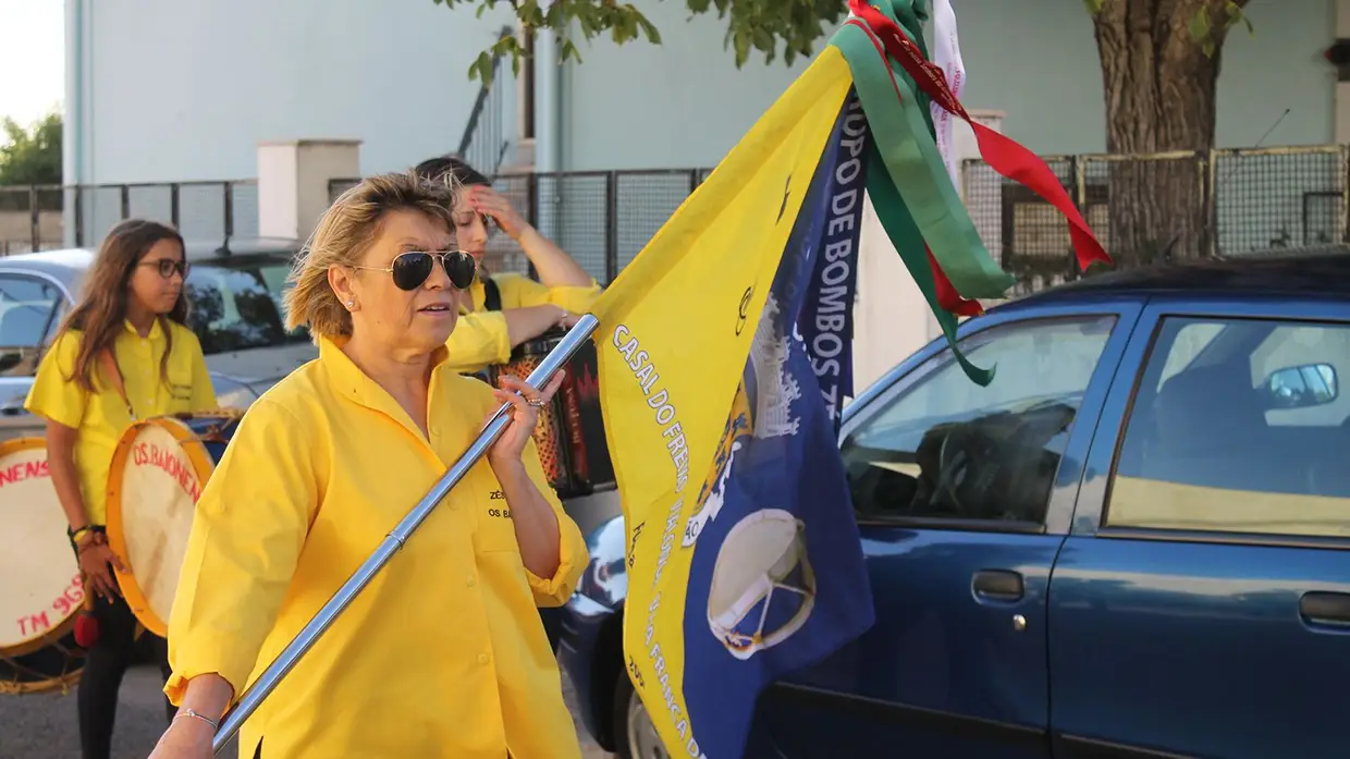 Procissão em honra de S. Sebastião, padroeiro da Granja