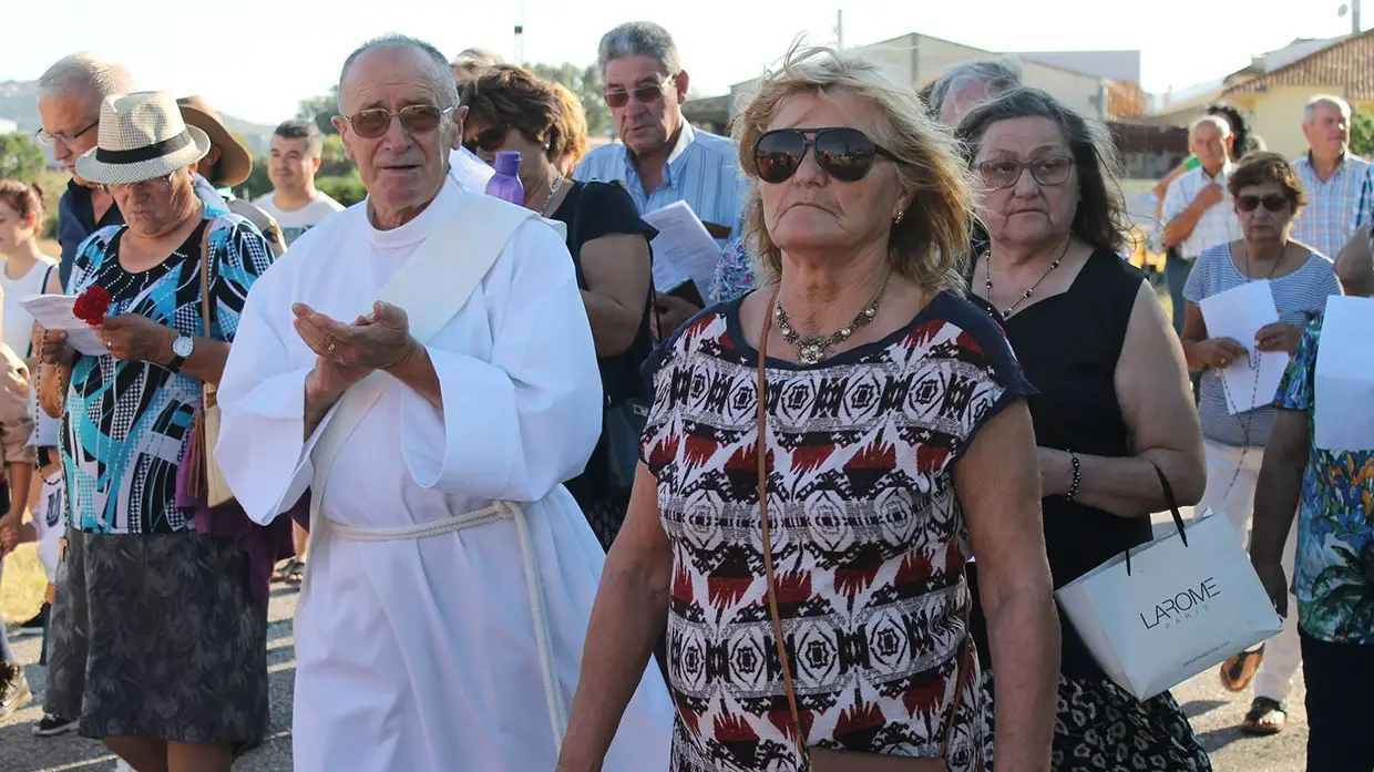 Procissão em honra de S. Sebastião, padroeiro da Granja