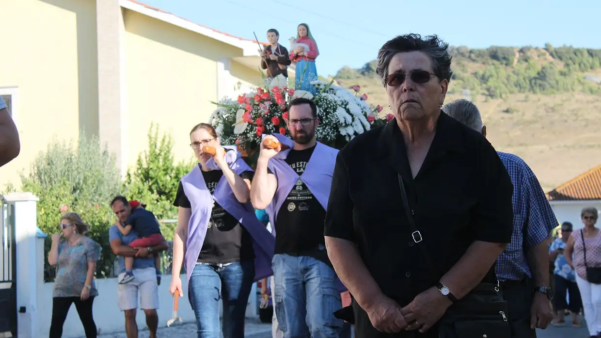 Procissão em honra de S. Sebastião, padroeiro da Granja