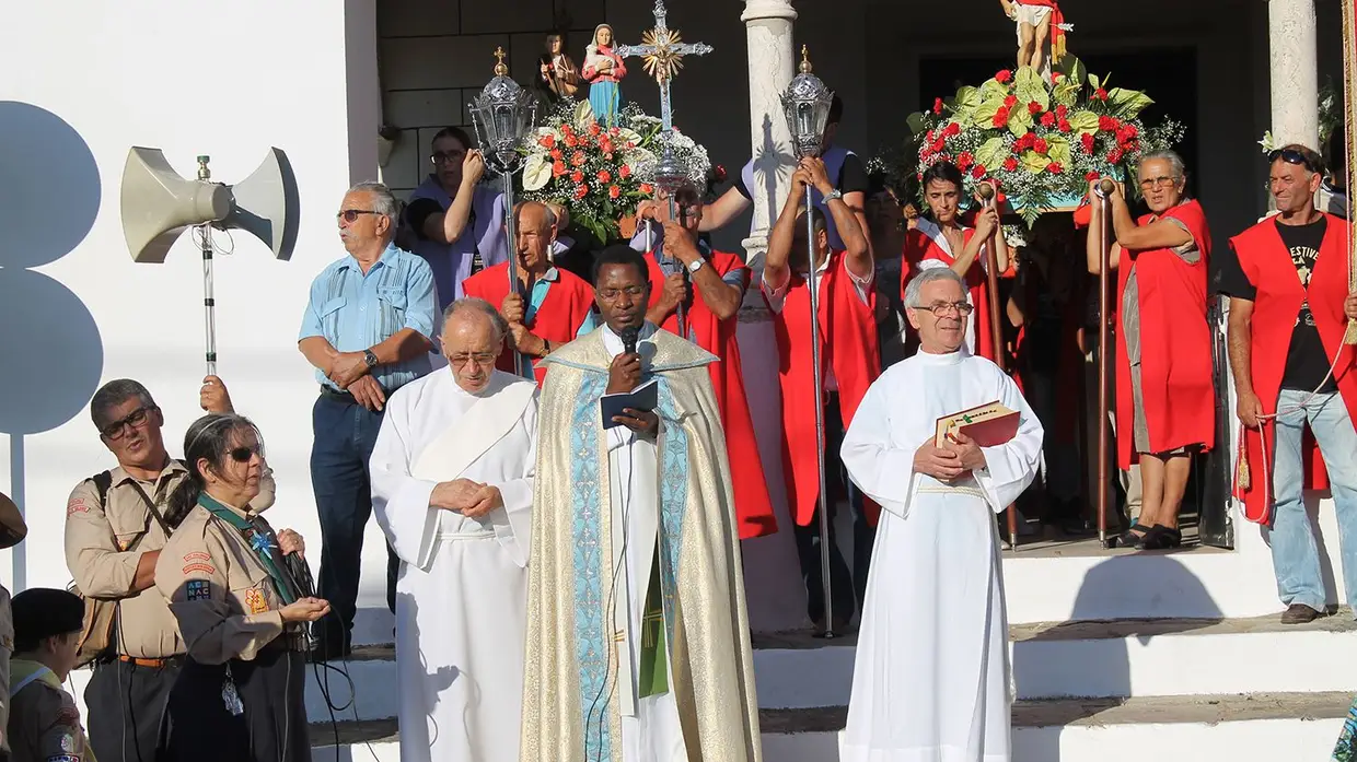 Procissão em honra de S. Sebastião, padroeiro da Granja