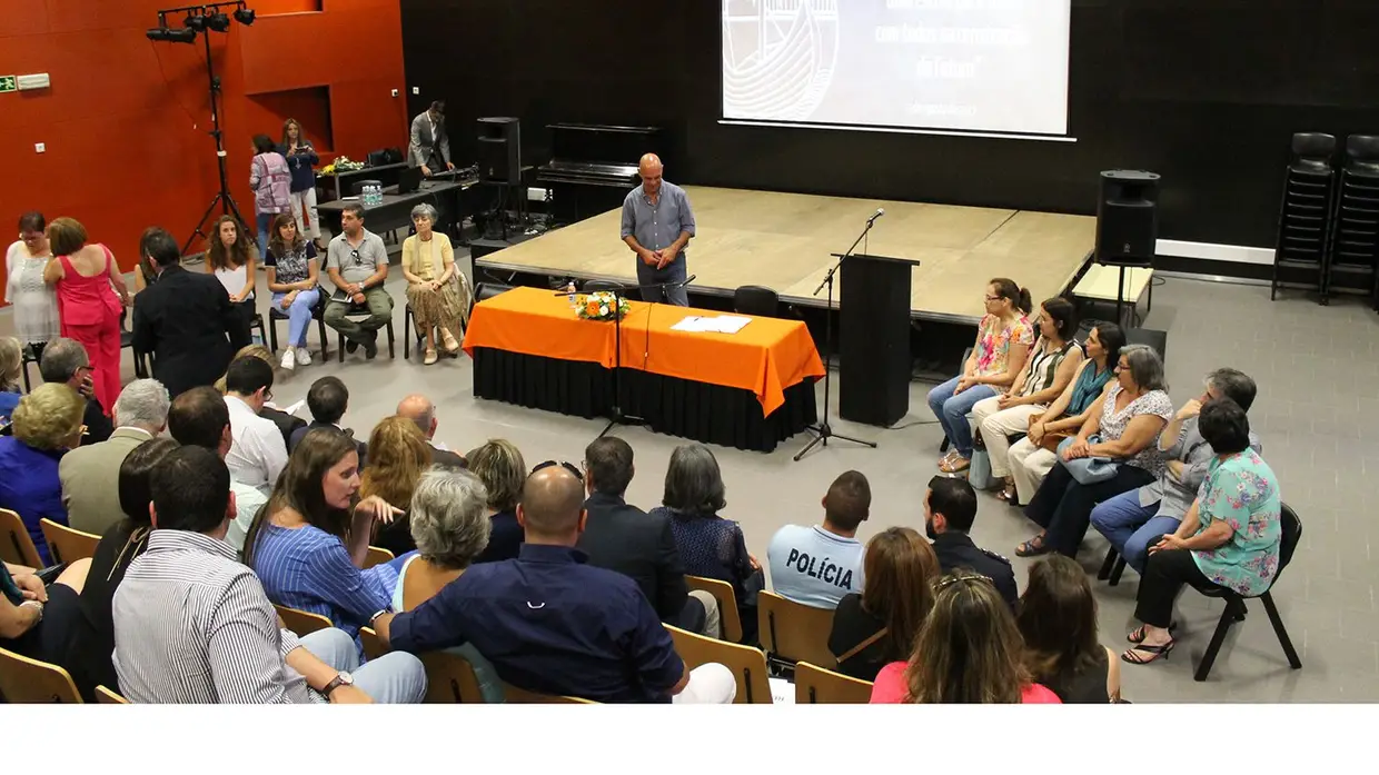 Tomada de posse do novo director do agrupamento de escolas Reynaldo dos Santos