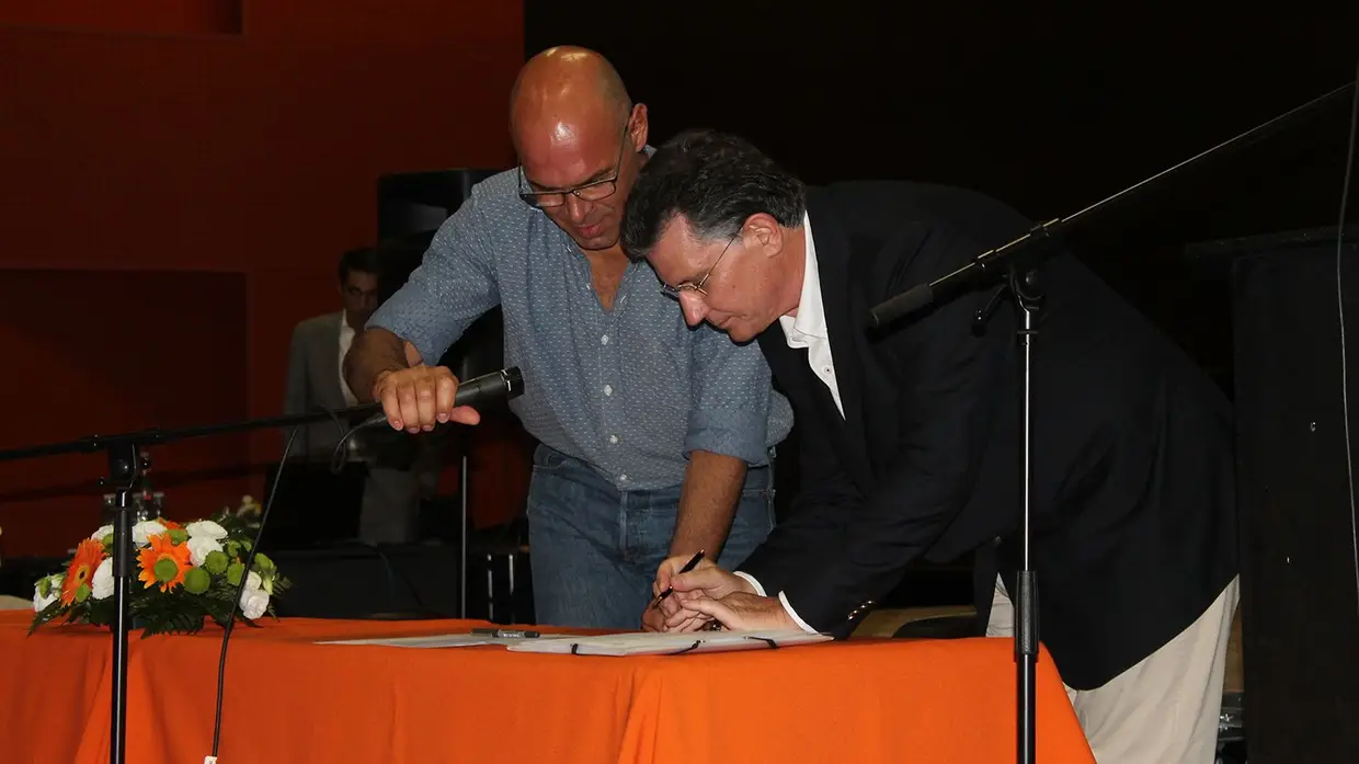 Tomada de posse do novo director do agrupamento de escolas Reynaldo dos Santos
